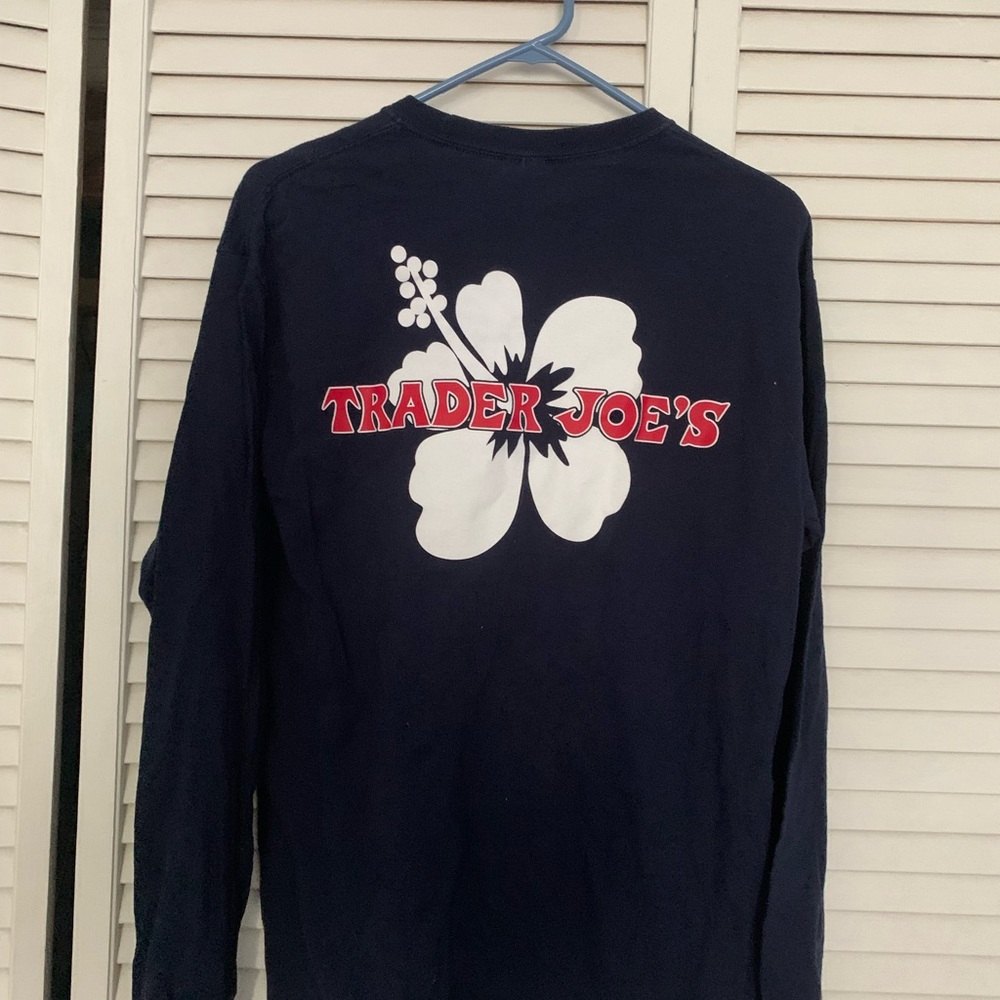Trader Joe’s Navy Blue Long Sleeve Shirt